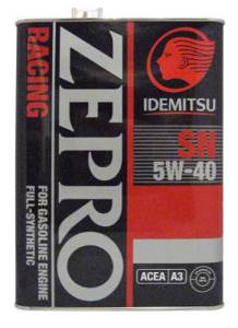 Idemitsu Zepro Racing 5w40, 4л